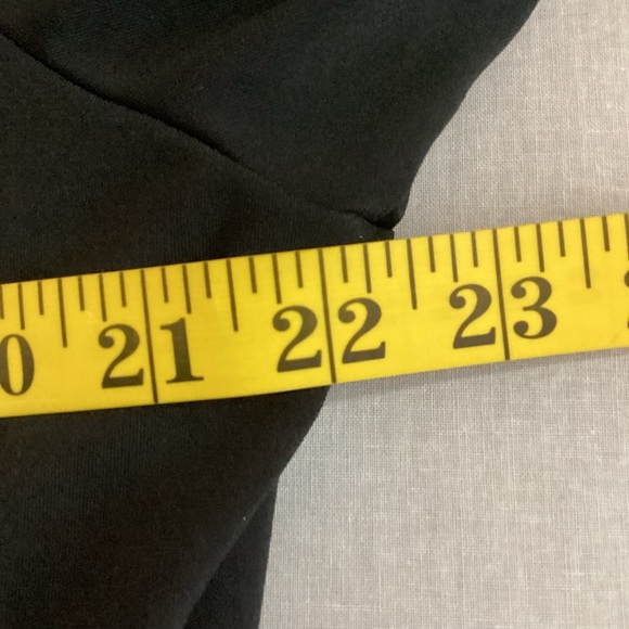 Premise Black Draped Blouse, Stretch, Plus Size 2X - Picture 7 of 9